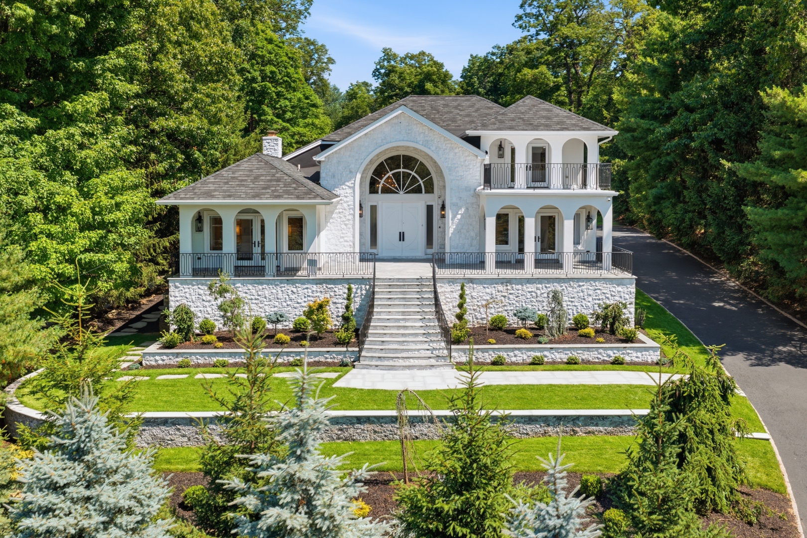 244 Park Avenue — North Caldwell estate facade